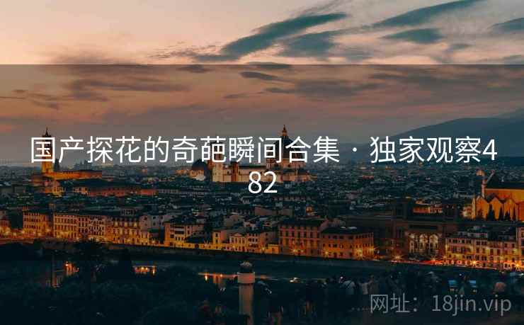国产探花的奇葩瞬间合集 · 独家观察482