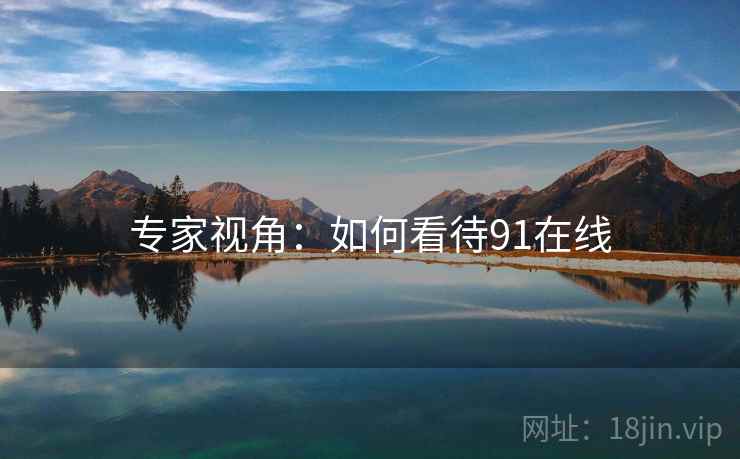 专家视角：如何看待91在线  第2张