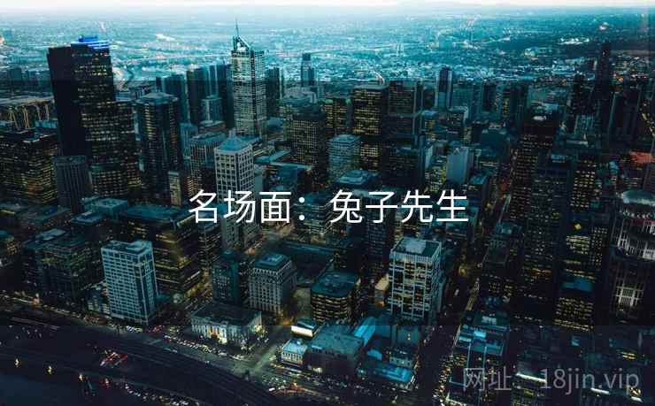 名场面:兔子先生