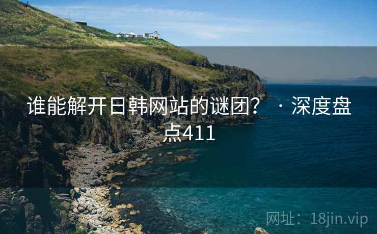 谁能解开日韩网站的谜团? · 深度盘点411